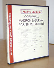 Image unavailable: Cornwall - Madron & Gulval Parish Registers