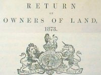 Image unavailable: Durham 1873 Return of Owners of Land