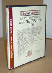 Image unavailable: Kelly's 1870 (Post Office) Directory of Worcestershire