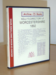 Image unavailable: Kelly's 1892 Directory of Worcestershire