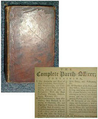 Image unavailable: The Complete Parish Officer 1772