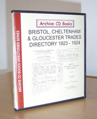 Image unavailable: 1923-4 Bristol, Cheltenham & Gloucester Trades Directory