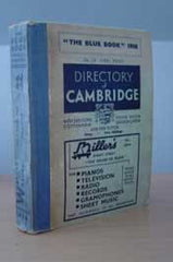Image unavailable: The Blue Book of Cambridge 1938