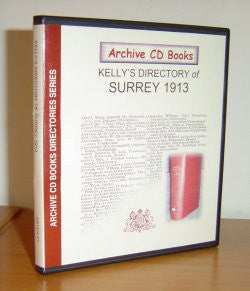 Surrey 1913 Kelly's Directory