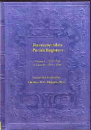 Ravenstonedale Parish Registers Vol I 1571 to 1710 Vol II 1710 to 1780