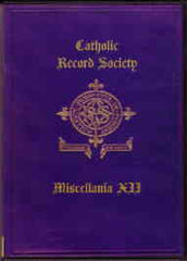 Image unavailable: The Catholic Register Society Miscellanea XII