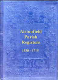 Alstonfield Parish Register 1538-1715