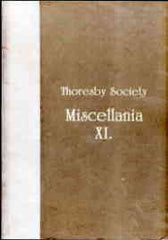 Image unavailable: Publications of the Thorsby Society Miscellania XI