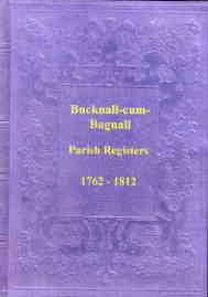Bucknall-cum-Bagnall Parish Registers 1762-1812