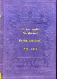 Parish Registers & Index of Barton-under-Needwood