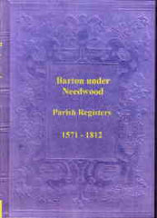 Image unavailable: Parish Registers & Index of Barton-under-Needwood