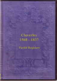 Parish Registers of Claverley Shropshire