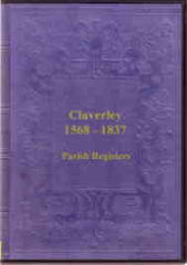 Image unavailable: Parish Registers of Claverley Shropshire
