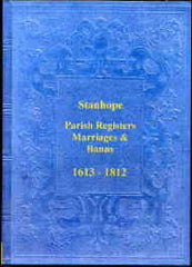 Image unavailable: Parish Registers of Stanhope 1613-1812