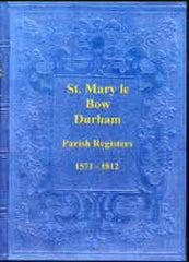 Image unavailable: Parish Registers of St. Mary le Bow, Durham City