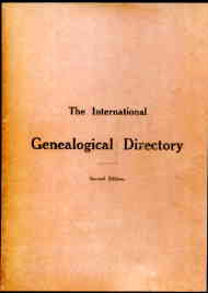 International Genealogical Directory 1909