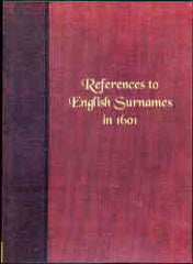 Image unavailable: References to English Surnames in 1601