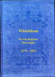 Parish Registers of Whickham, Marriages 1579-1812