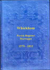 Image unavailable: Parish Registers of Whickham, Marriages 1579-1812
