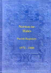 Image unavailable: Parish Registers of Norton-in-Hales 1572-1880 (Shrop)
