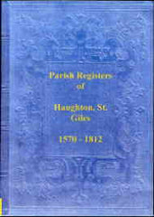 Image unavailable: Parish Registers of Haughton, St. Giles (Staffordshire)