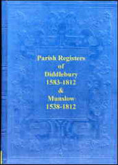 Image unavailable: Parish Registers of Diddlebury & Munslow