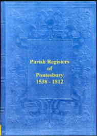 Parish Registers of Pontesbury, Shropshire