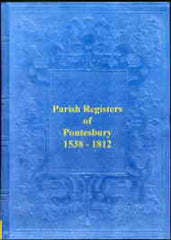 Image unavailable: Parish Registers of Pontesbury, Shropshire