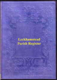 Leckhamsted Parish Register