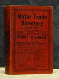 Motor Trade Directory of Australia 1930