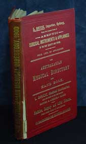 The Australasian Medical Directory and Hand book 1900