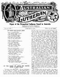 The Australian Lutheran 1931-40