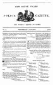 New South Wales Police Gazette 1875