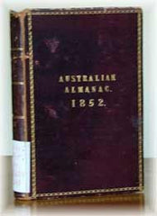 Image unavailable: Ford's Australian Almanac 1852