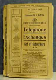 New South Wales Telephone Exchanges List of Subscribers 1913