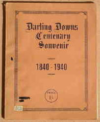Image unavailable: Darling Downs Centenary Souvenir 1840-1940