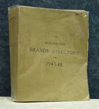 Image unavailable: Queensland Brands Directory 1945-1948