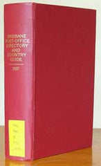 Image unavailable: Brisbane Post Office Directory & Country Guide 1887