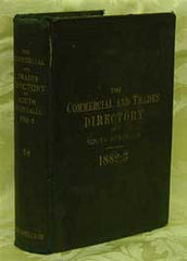 Image unavailable: Commercial and Trades Directory of South Australia 1882-83