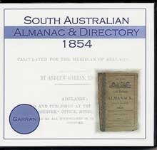 Image unavailable: South Australian Almanac and Directory 1854 (Garran)
