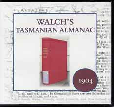 Image unavailable: Walch's Tasmanian Almanac 1904