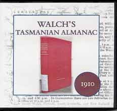 Image unavailable: Walch's Tasmanian Almanac 1910