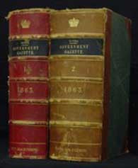 Victorian Government Gazette 1863