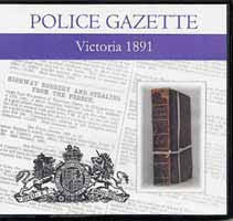 Image unavailable: Victoria Police Gazette 1891