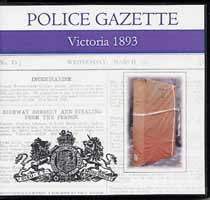 Victoria Police Gazette 1893