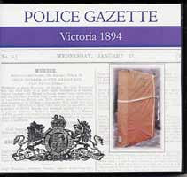 Image unavailable: Victoria Police Gazette 1894