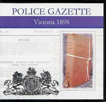 Image unavailable: Victoria Police Gazette 1898