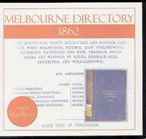 Image unavailable: Melbourne Directory 1862 (Sands and McDougall)