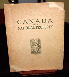 Canada as a National Property, Canadian government publication in 1926