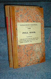 Poll Books for Tewkesbury Elections, 1832 and 1835